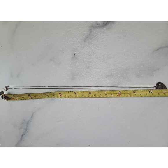 Italian 925 Sterling Silver Marcasite Heart Shaped Pendant Necklace Vintage - Picture 10 of 10